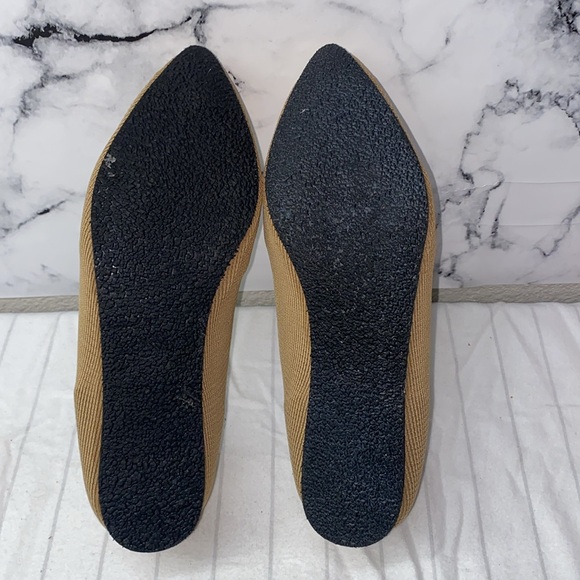 WAPS Women Camel Mustard Yellow Slip-On Flats, Cushioned Lightweight Flats,Size9 - Picture 10 of 11